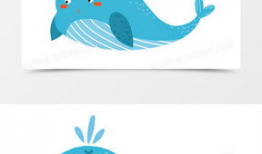 漫画鲸鱼,海洋巨兽的奇幻之旅